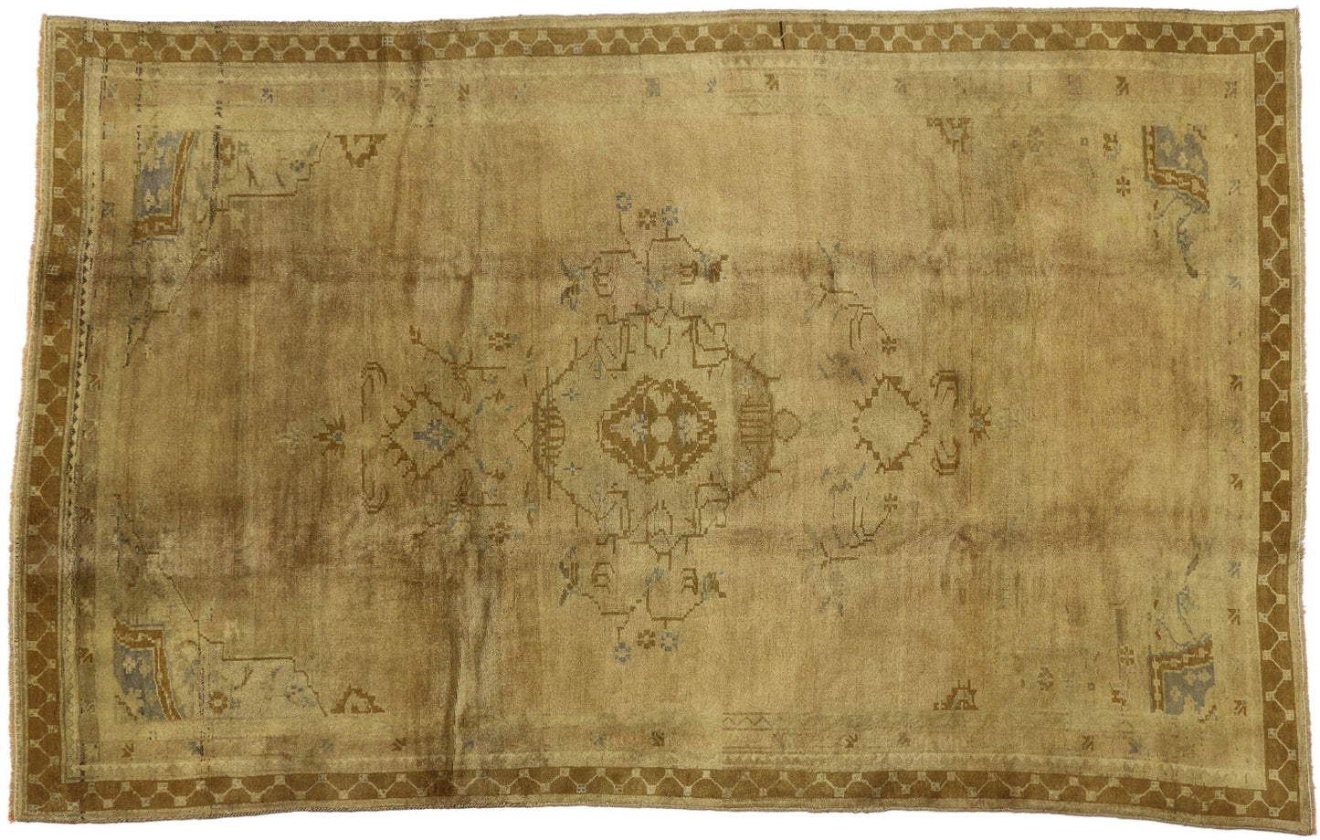 7 x 12 Vintage Oushak Rug 50454
