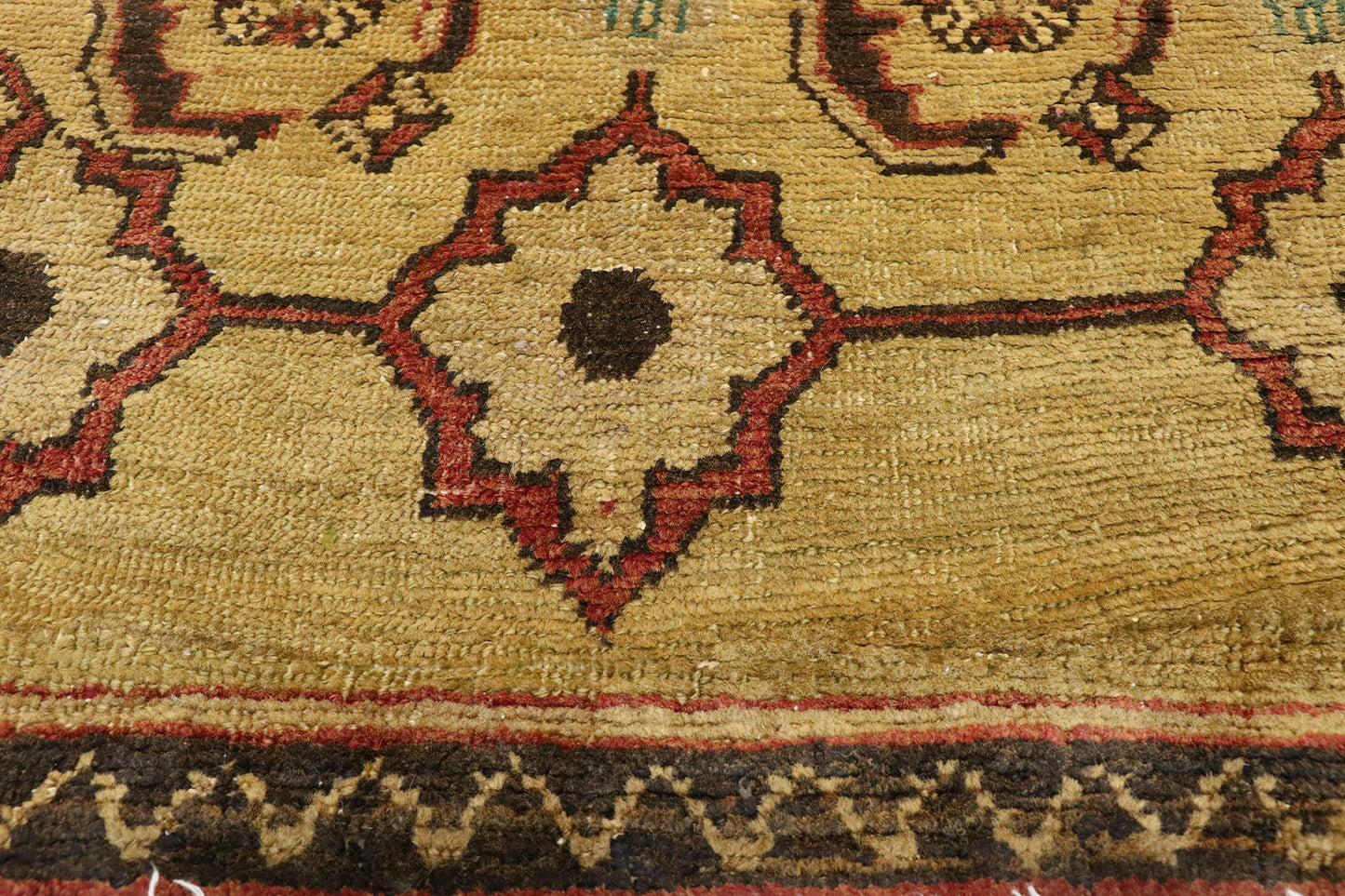 2 x 12 Vintage Turkish Oushak Rug 50464