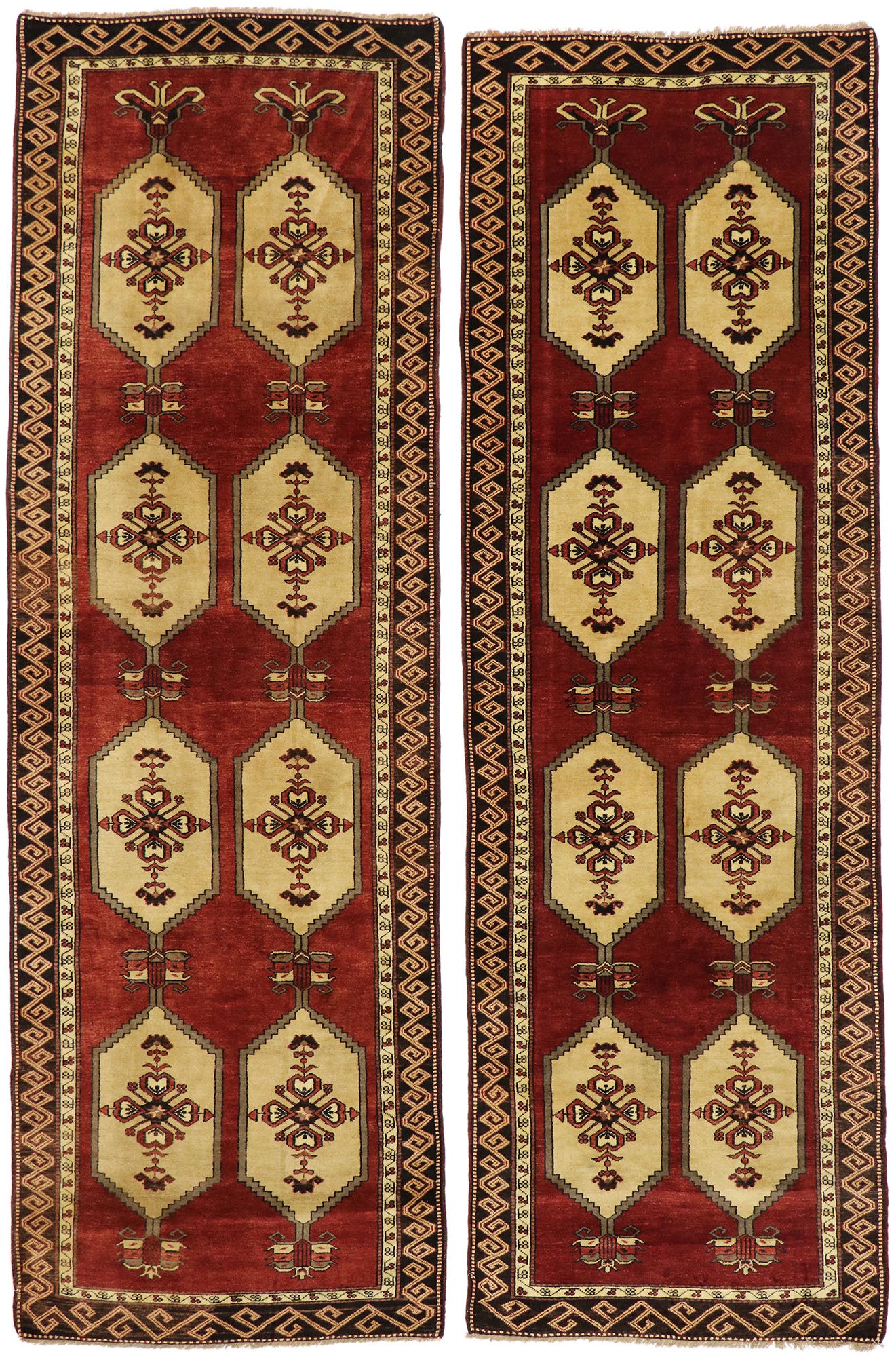 4 x 13 Vintage Turkish Oushak Rug 50470