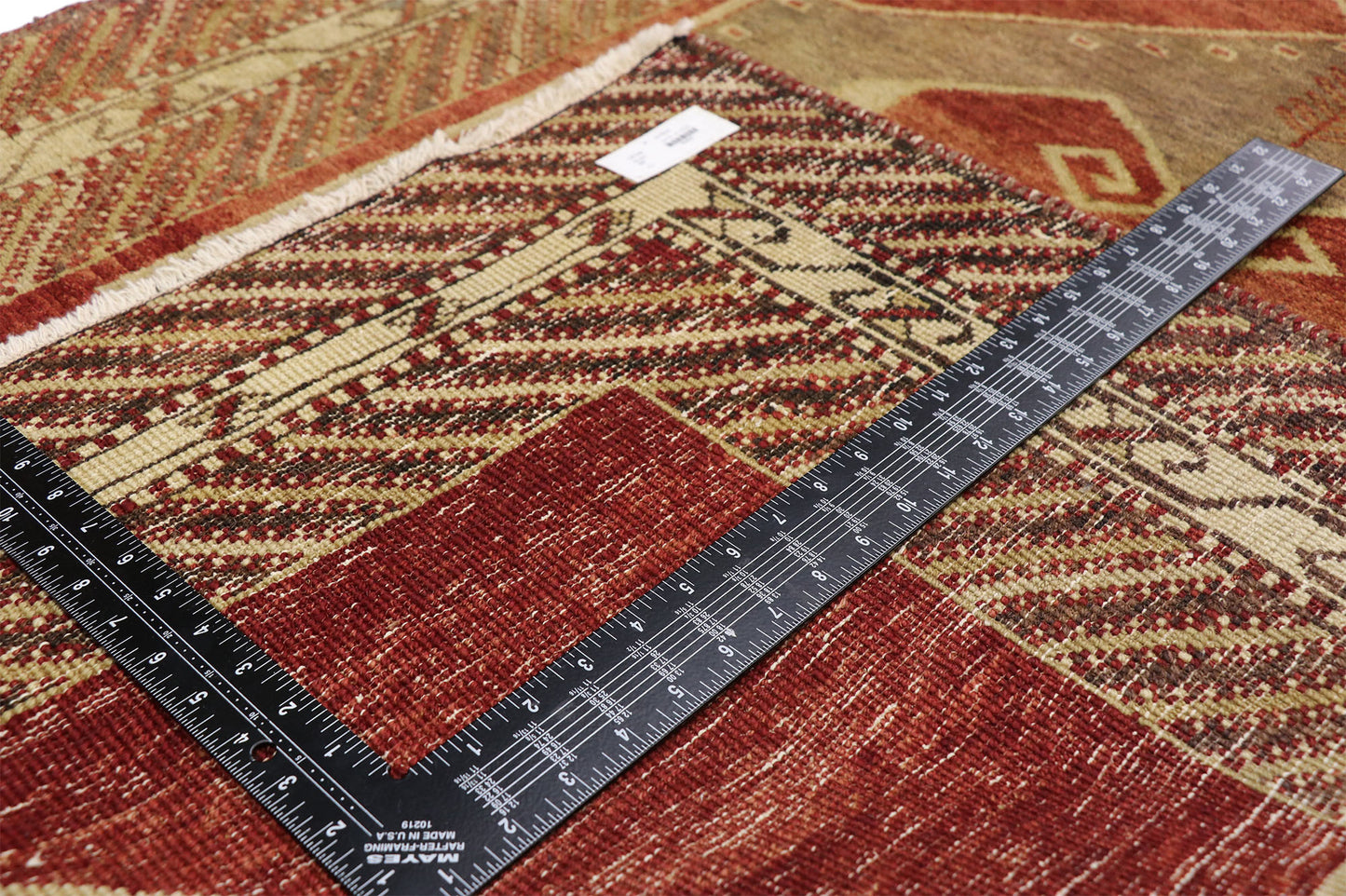 4 x 12 Vintage Turkish Oushak Runner 50490