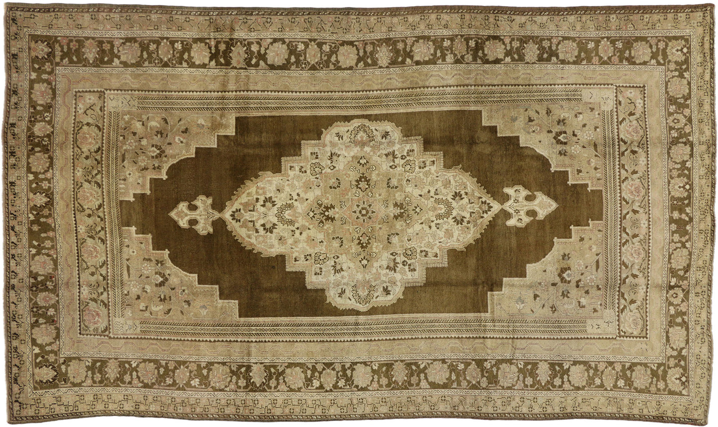 8 x 13 Vintage Turkish Oushak Rug 50504