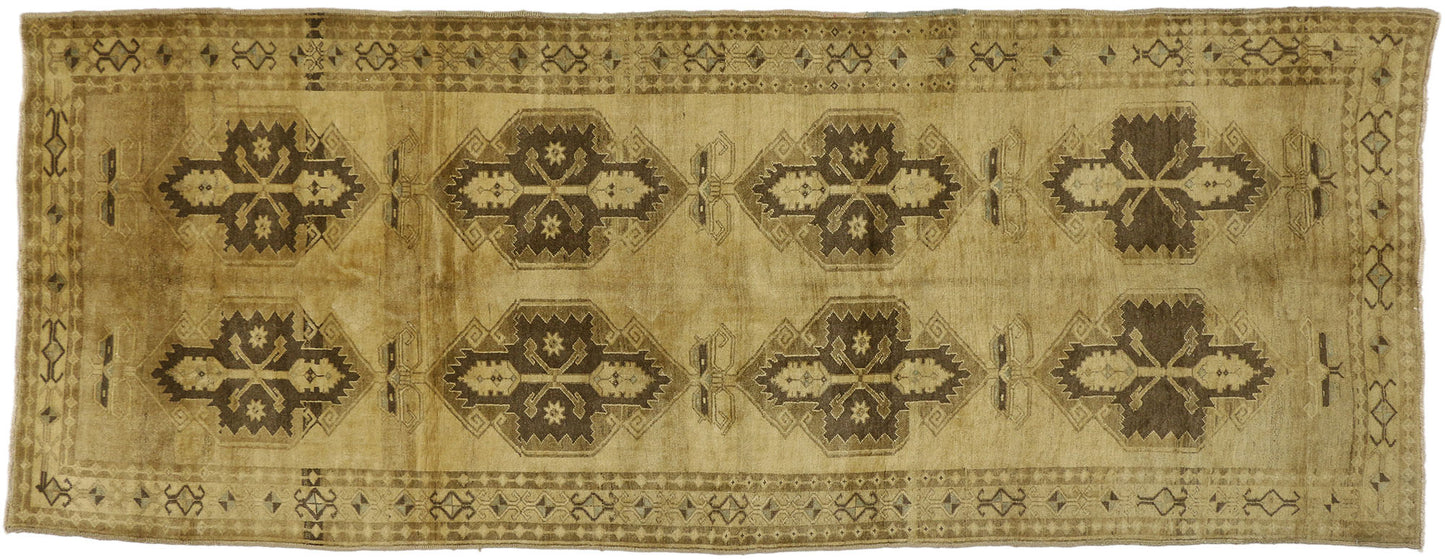 5 x 13 Vintage Turkish Oushak Rug 50511