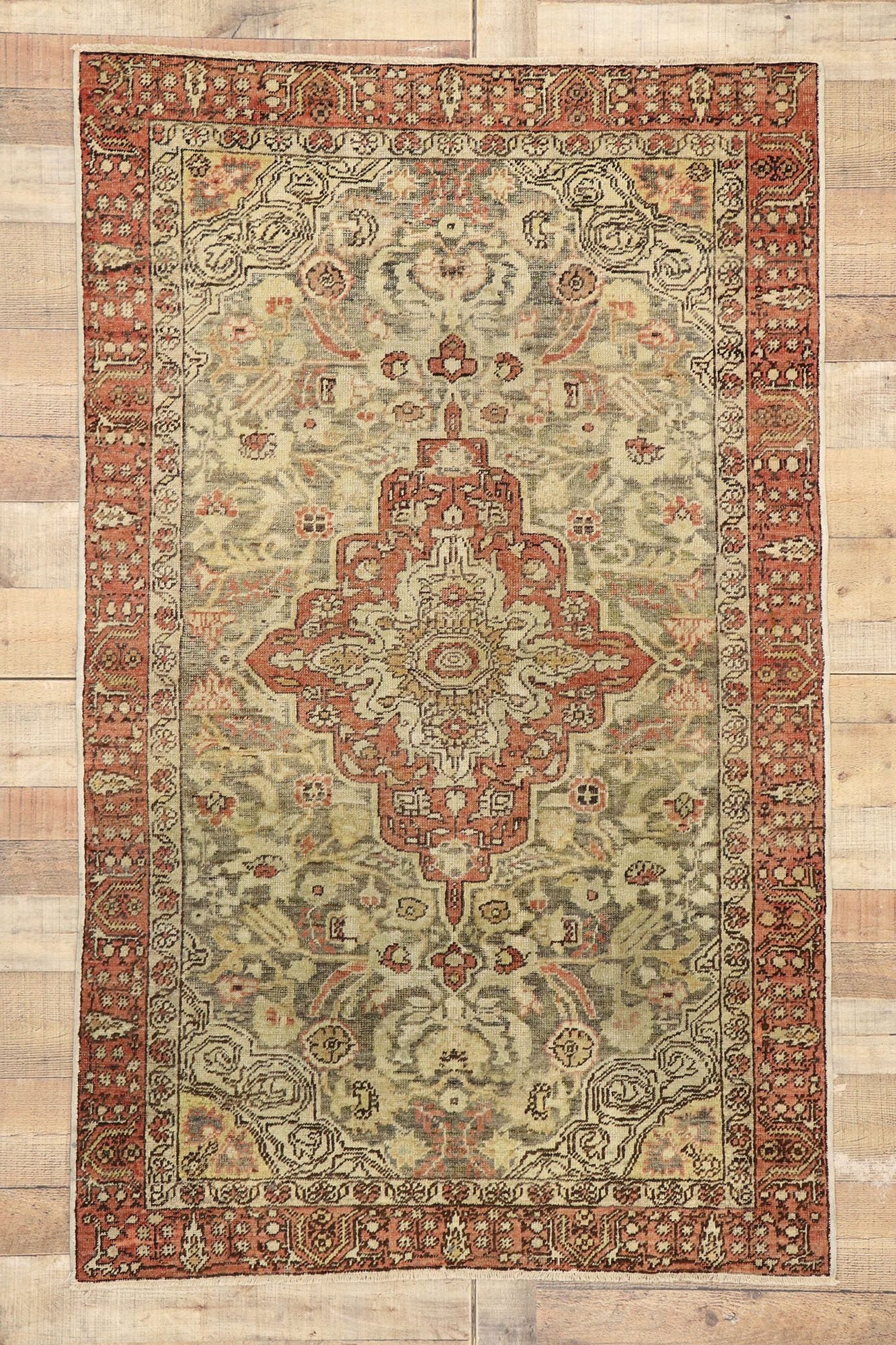 4 x 6 Vintage Turkish Sivas Rug 50527