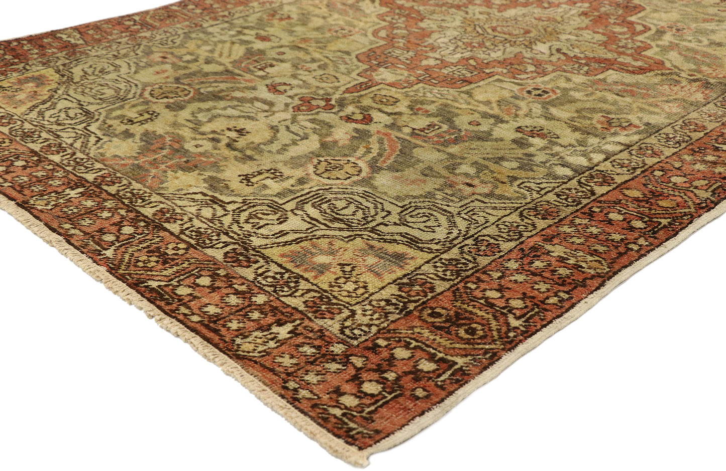 4 x 6 Vintage Turkish Sivas Rug 50527