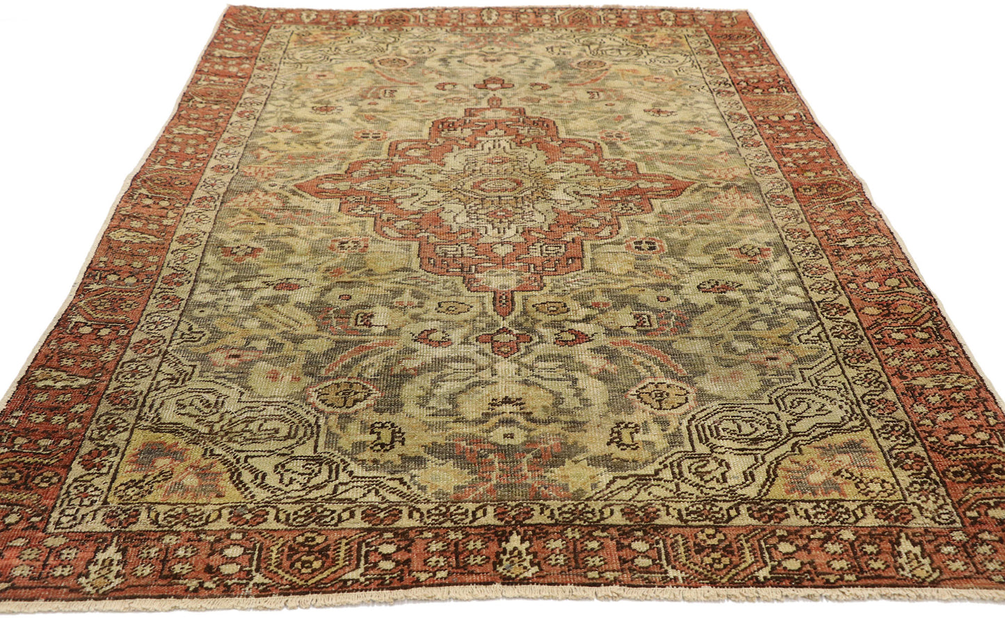 4 x 6 Vintage Turkish Sivas Rug 50527