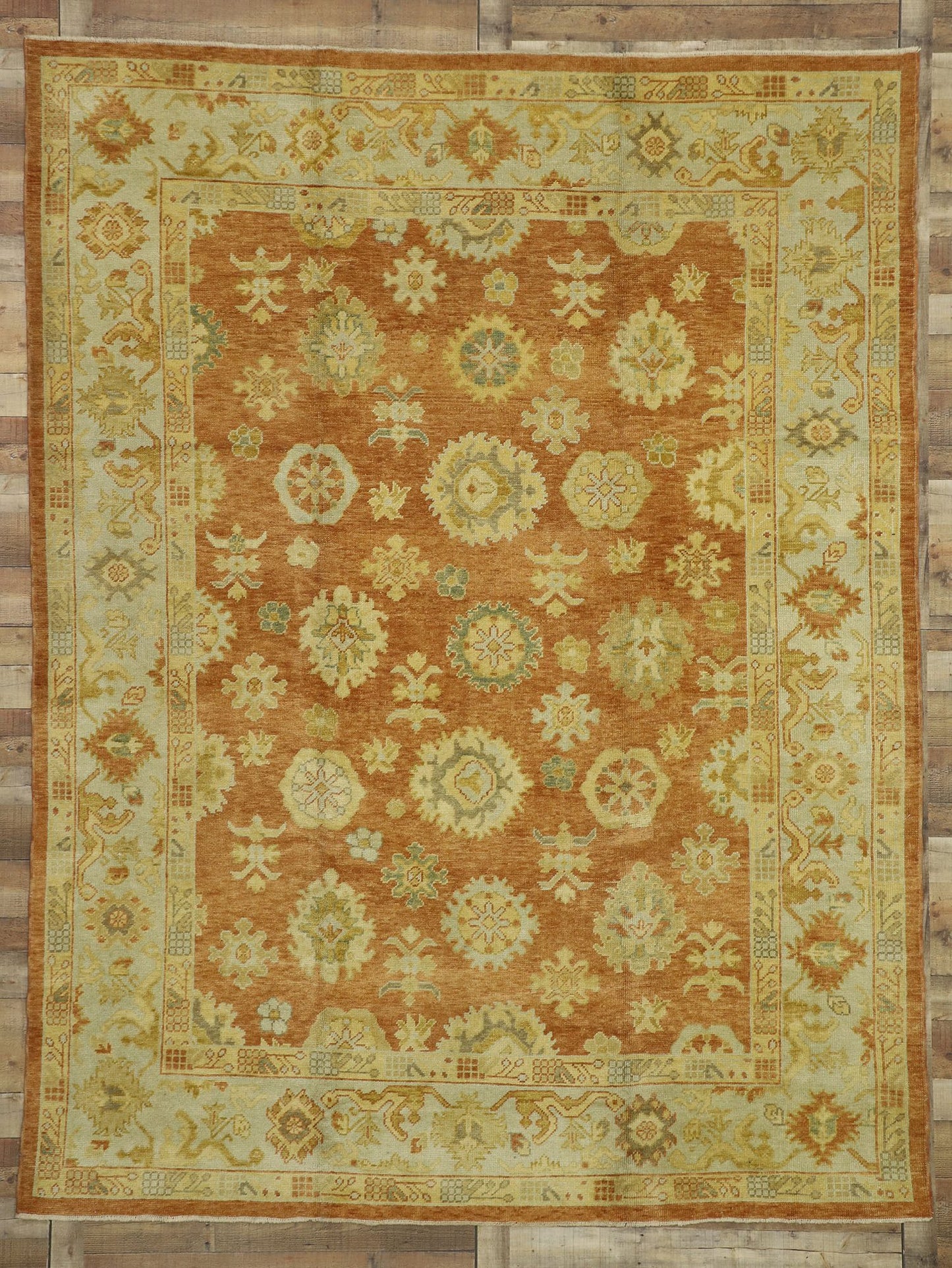9 x 11 Turkish Oushak Rug 50536