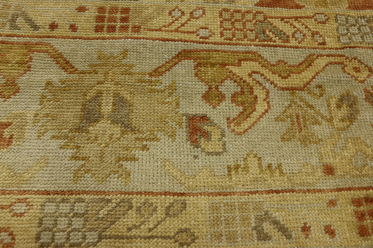 9 x 11 Turkish Oushak Rug 50536
