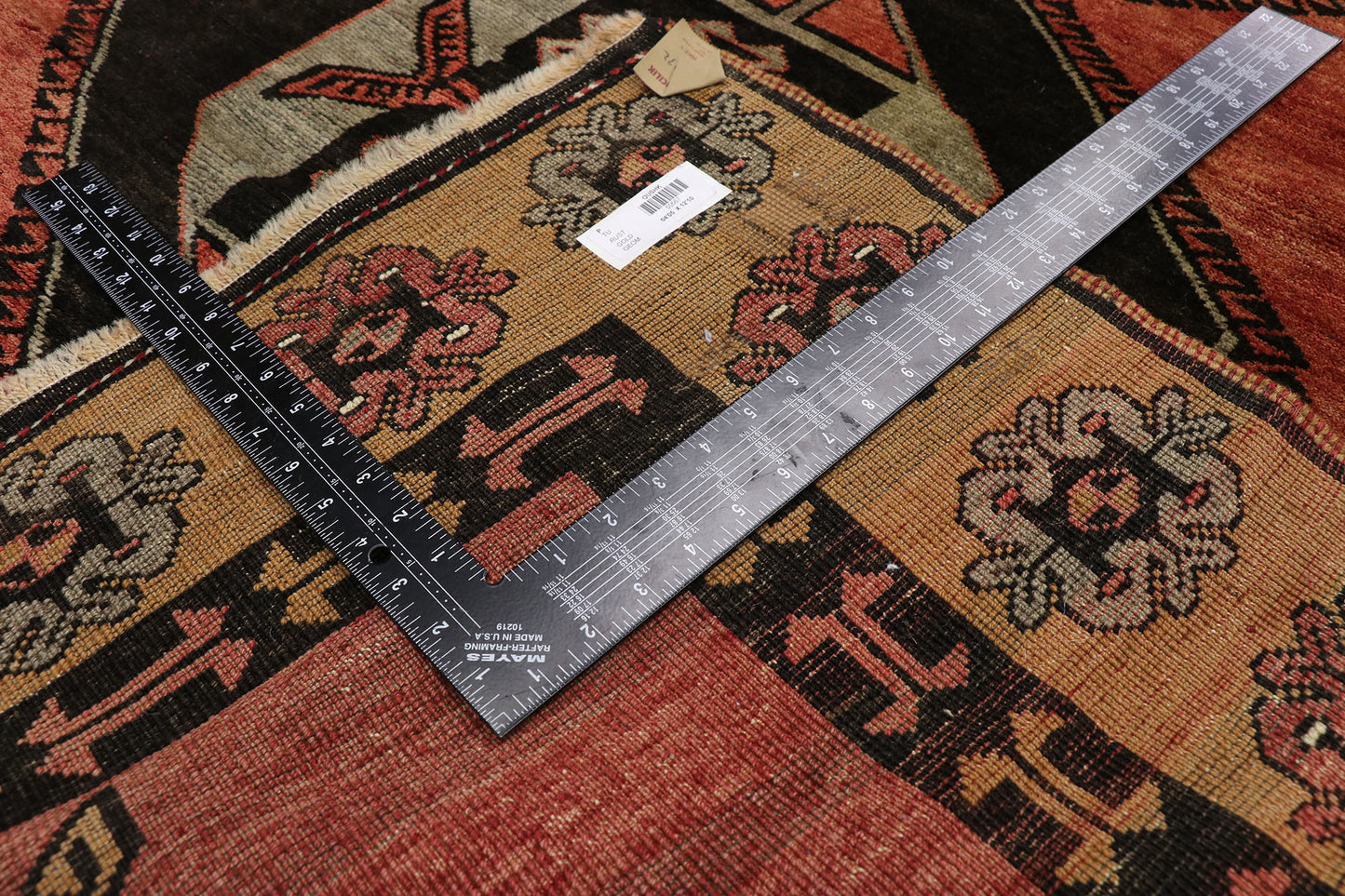 4 x 13 Vintage Oushak Rug 50567
