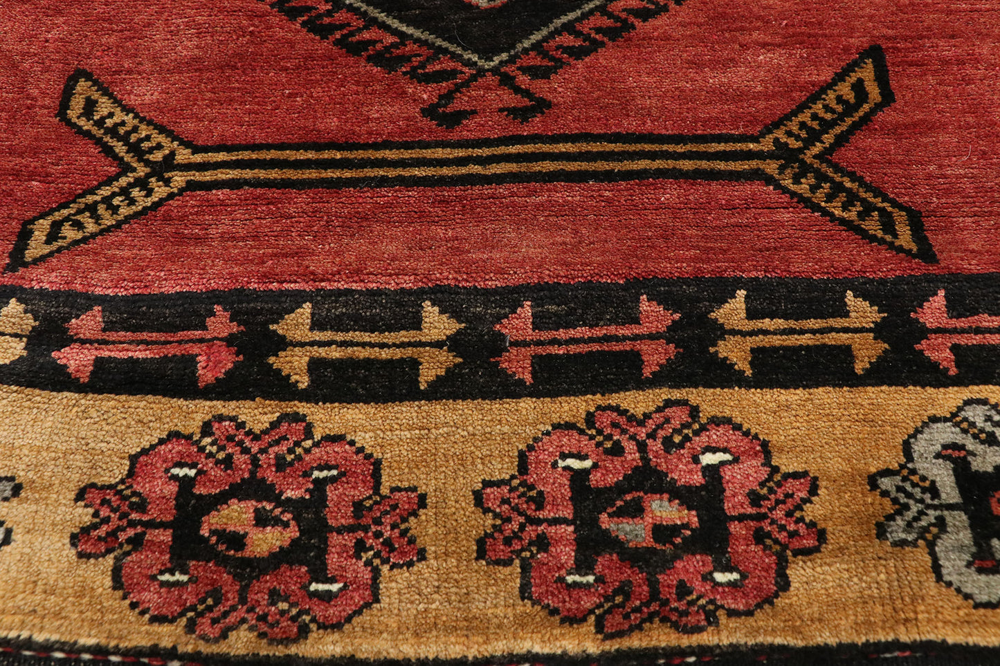 4 x 13 Vintage Oushak Rug 50567