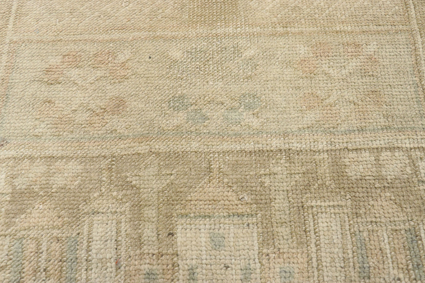 2 x 12 Vintage Turkish Oushak Runner 50579