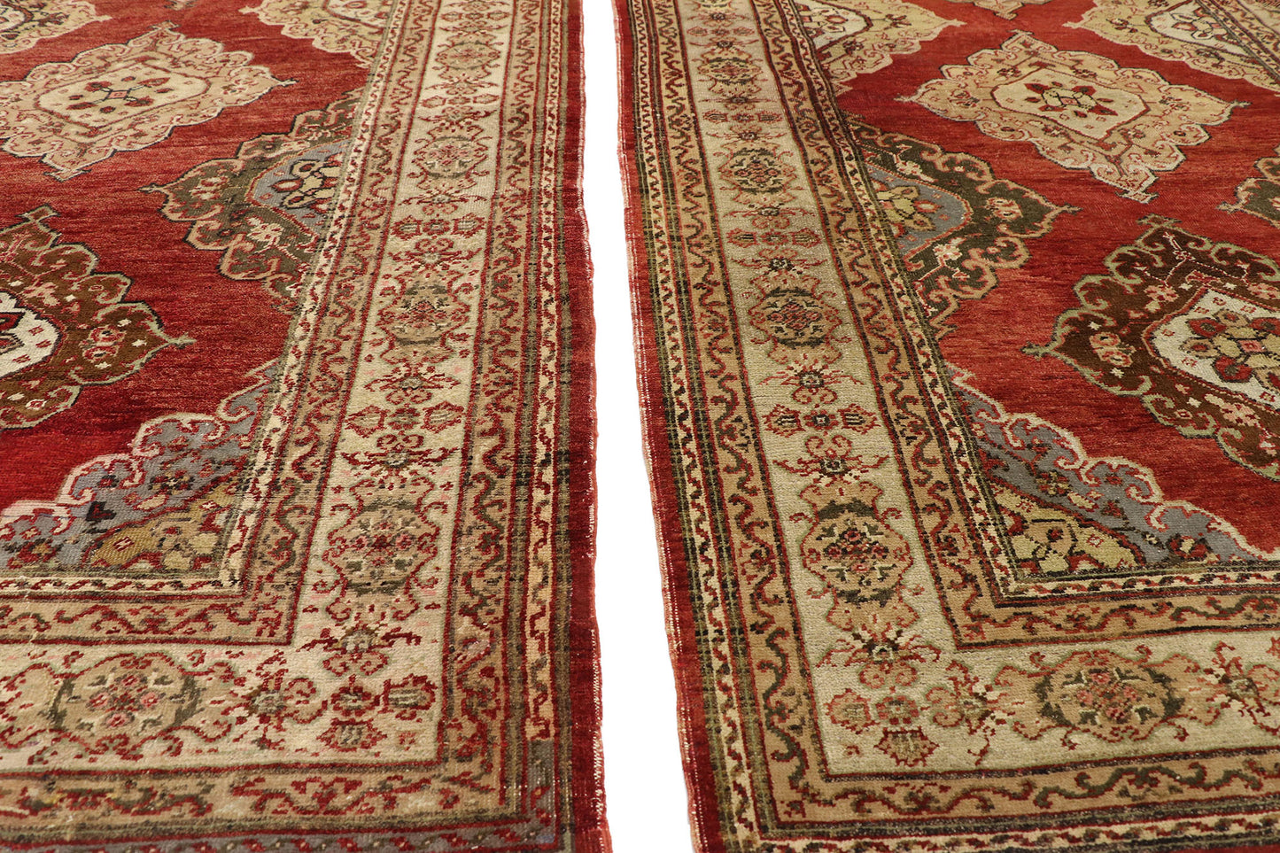 5 x 13 Vintage Turkish Oushak Rug 50588