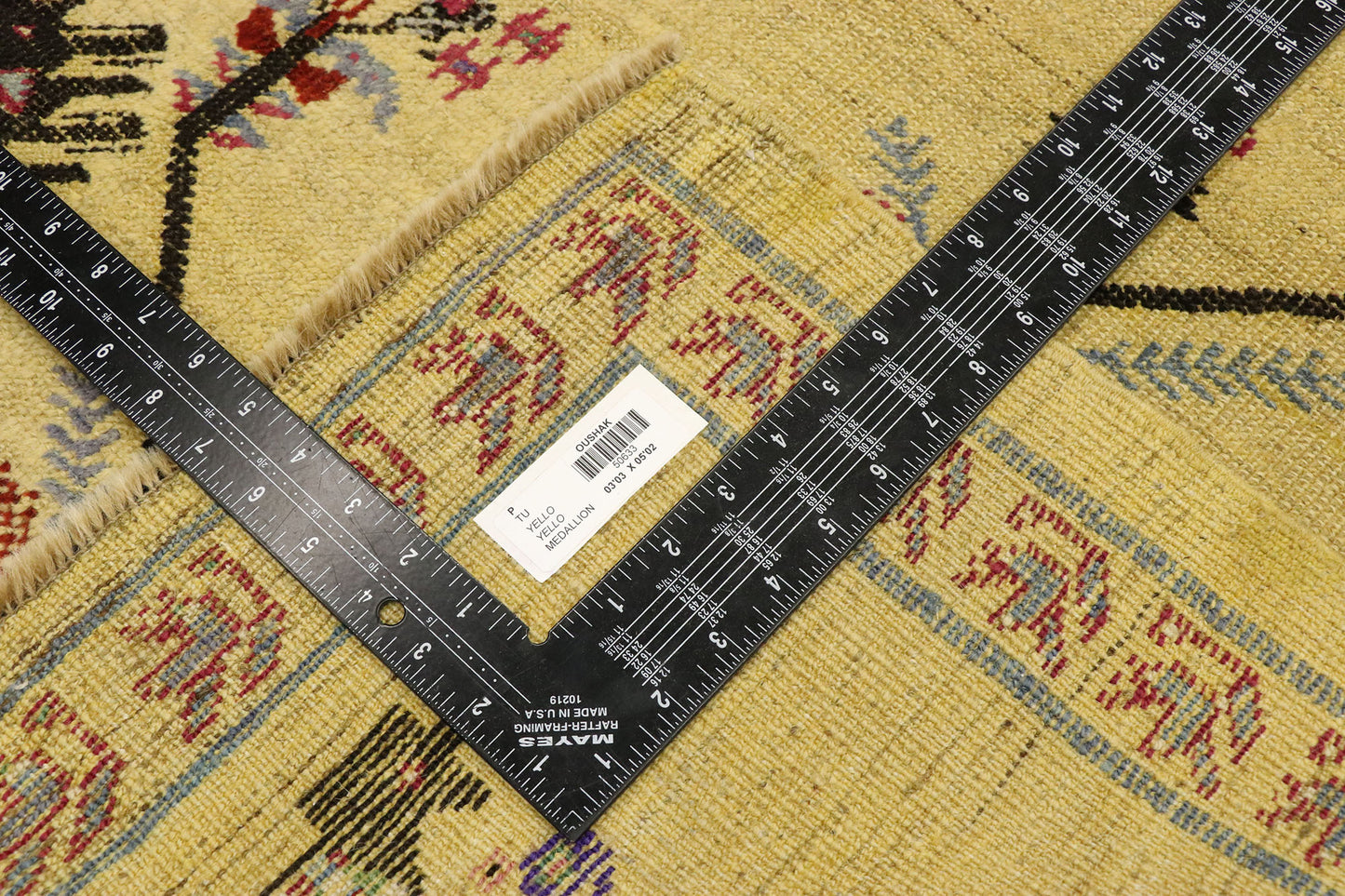 3 x 5 Vintage Turkish Oushak Rug 50633