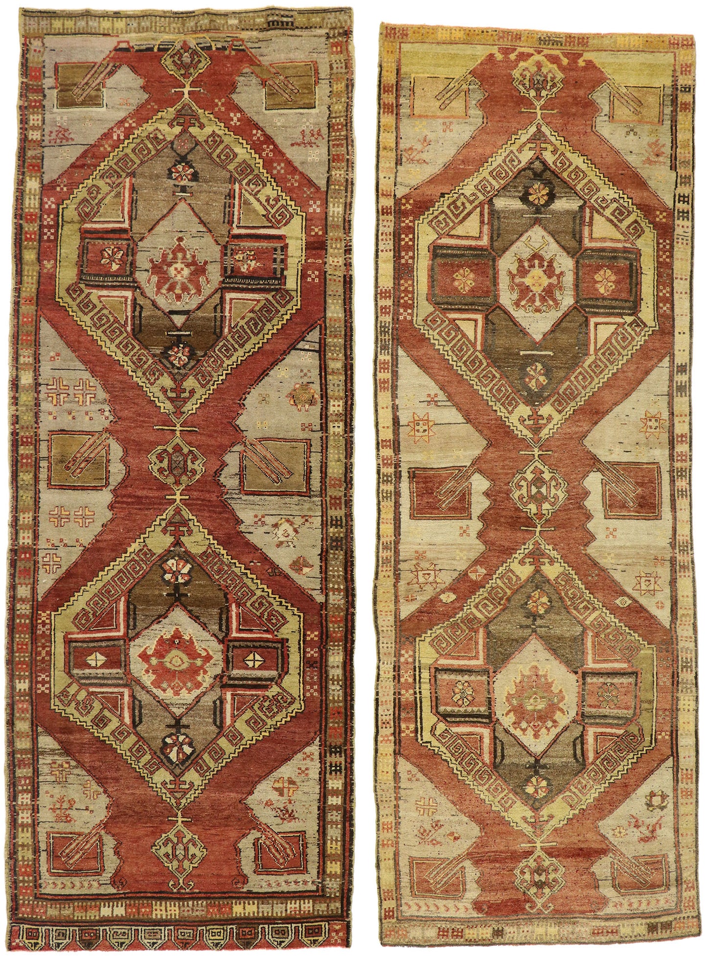 4 x 12 Vintage Turkish Oushak Rug 50645
