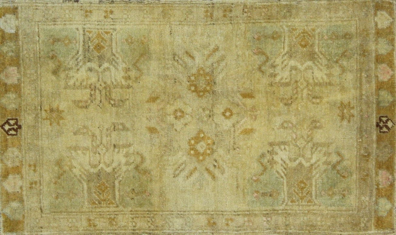 2 x 3 Vintage Oushak Rug 50688