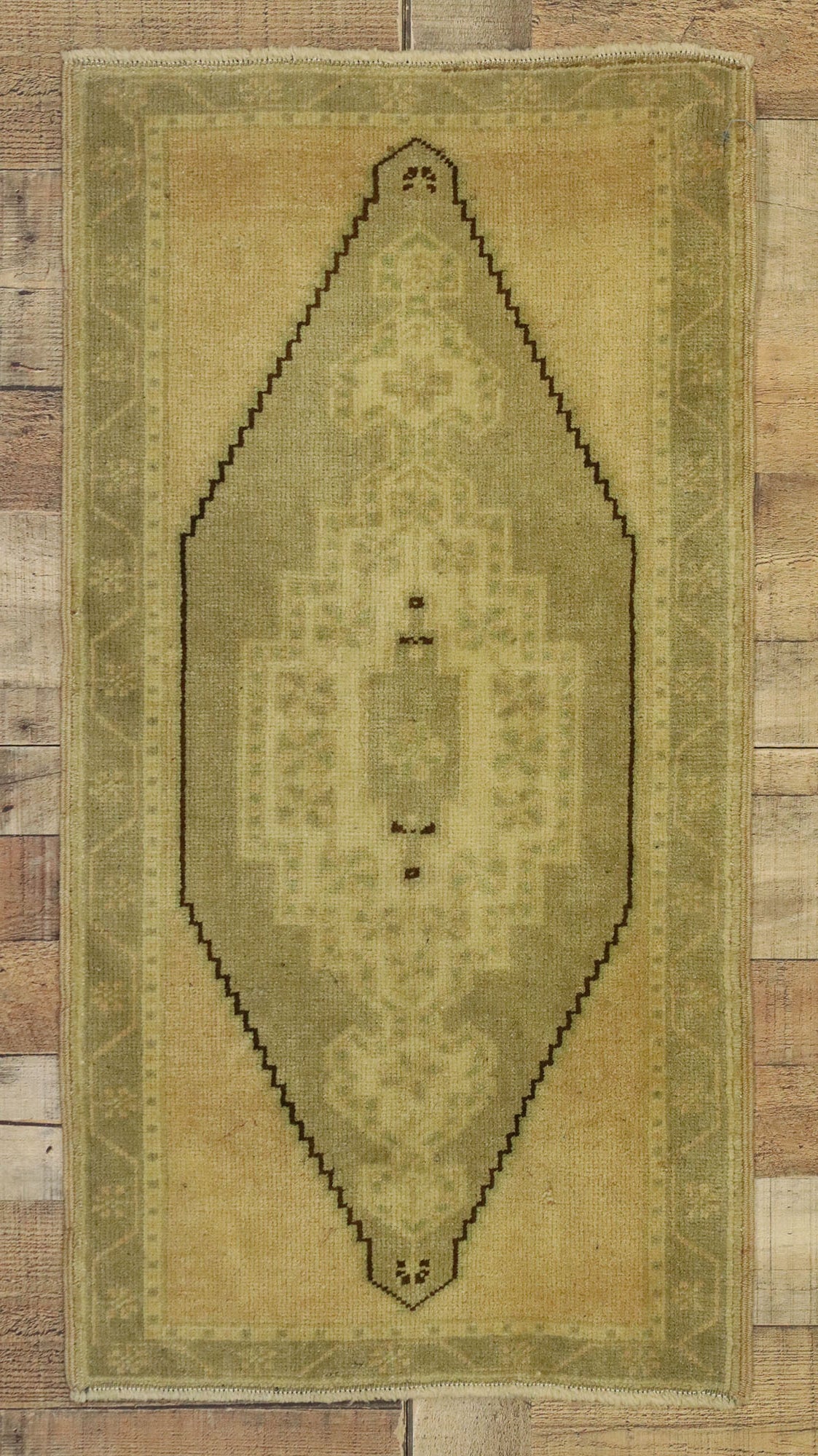 2 x 3 Vintage Turkish Yastik Rug 50698
