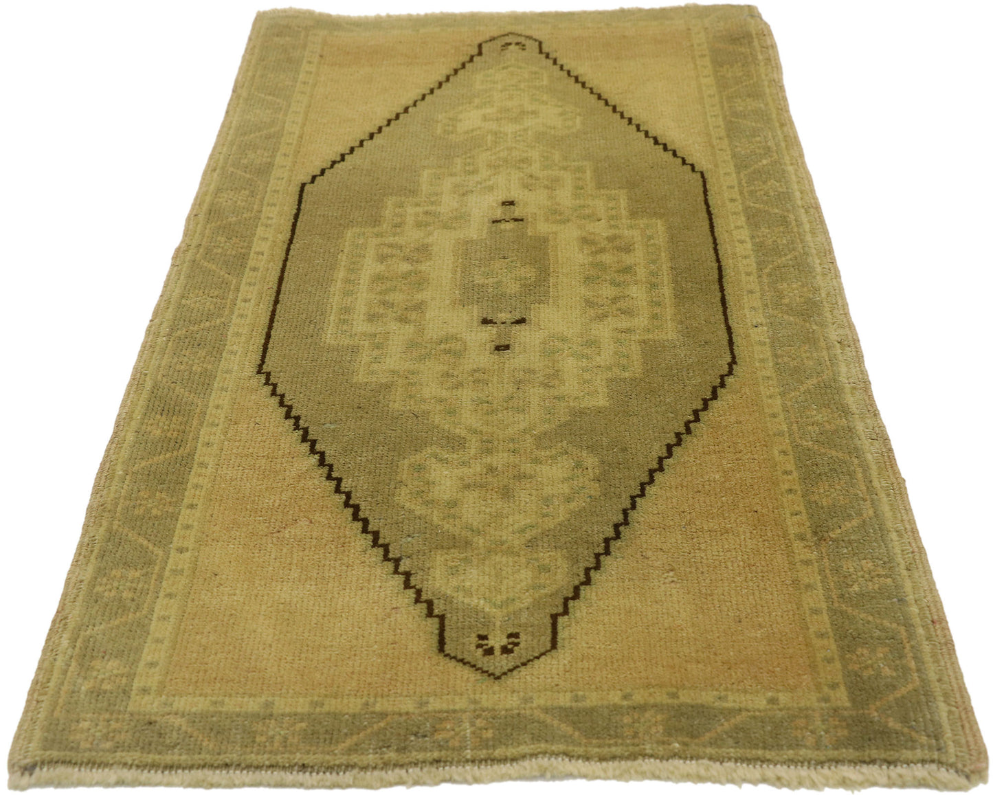 2 x 3 Vintage Turkish Yastik Rug 50698