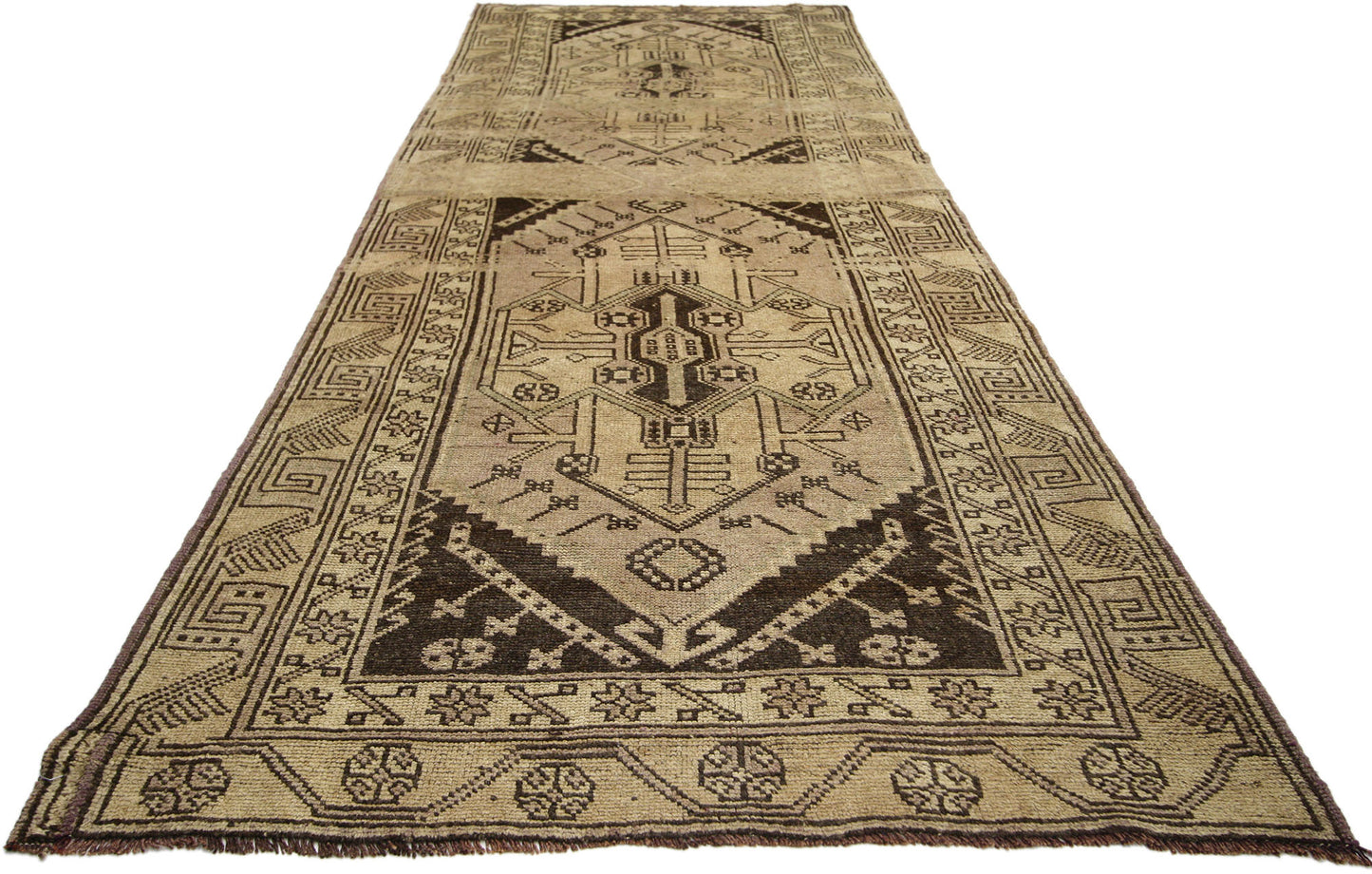 3 x 11 Vintage Turkish Oushak Runner 50749