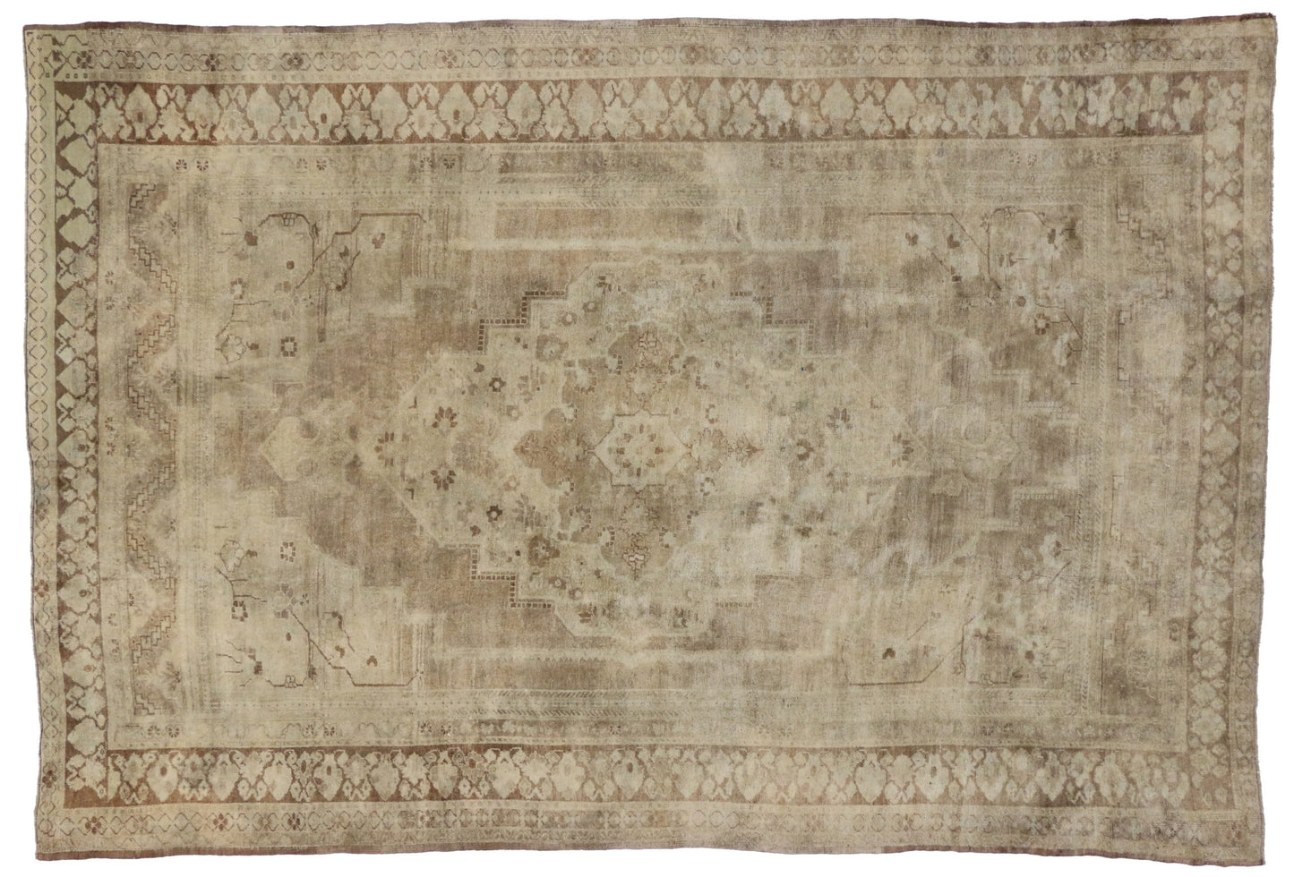 8 x 12 Vintage Oushak Rug 50752