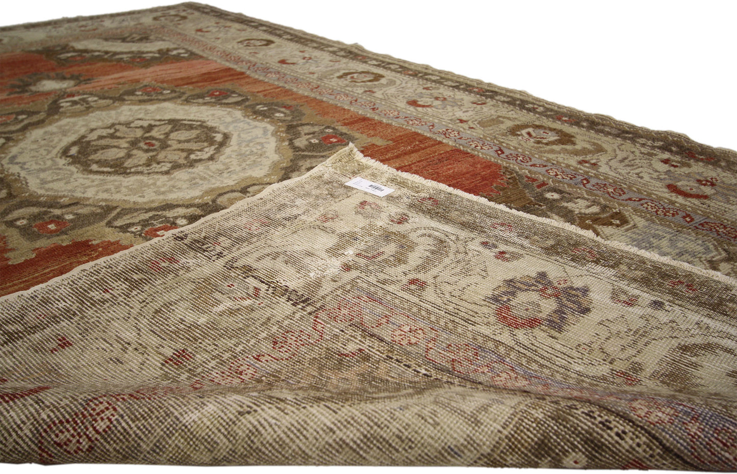 5 x 9 Vintage Turkish Oushak Rug 50756