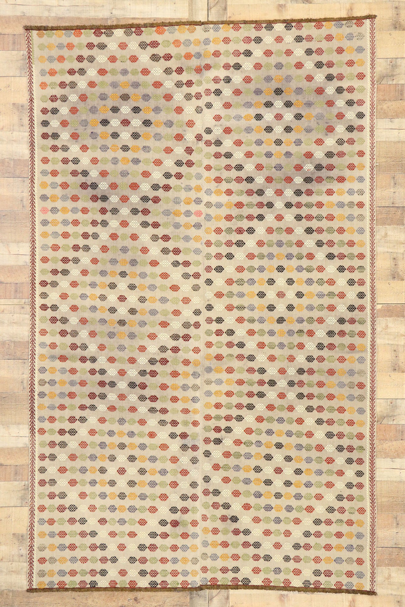 6 x 9 Vintage Turkish Kilim Rug 50770