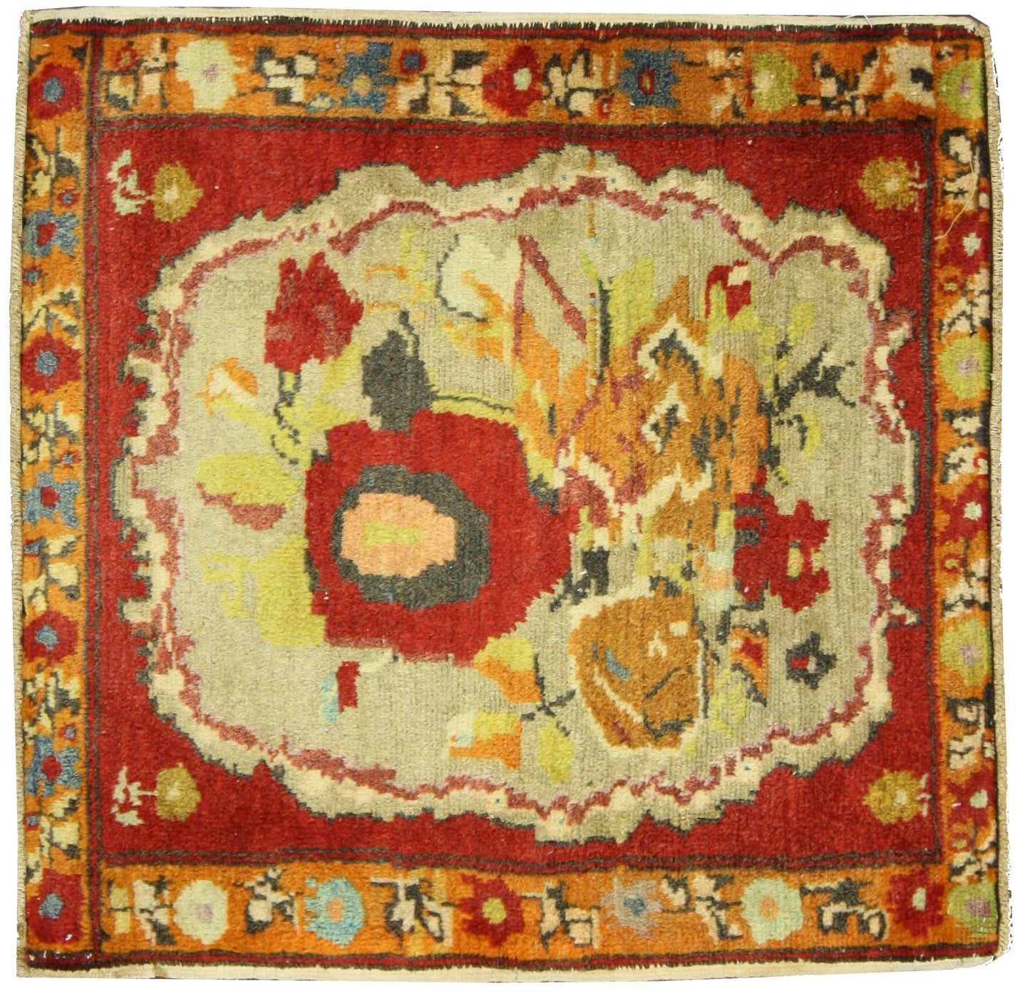 2 x 2 Vintage Yazdak Rug 50778