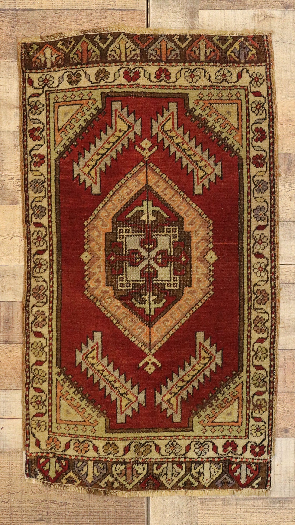 2 x 3 Vintage Yastik Rug 50789