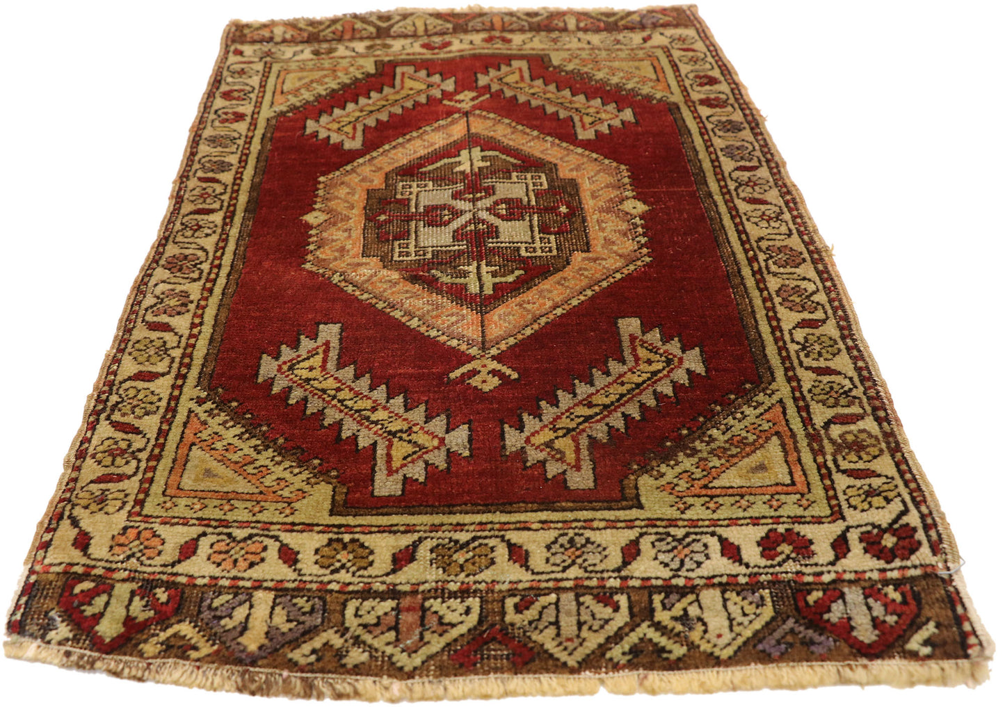 2 x 3 Vintage Yastik Rug 50789