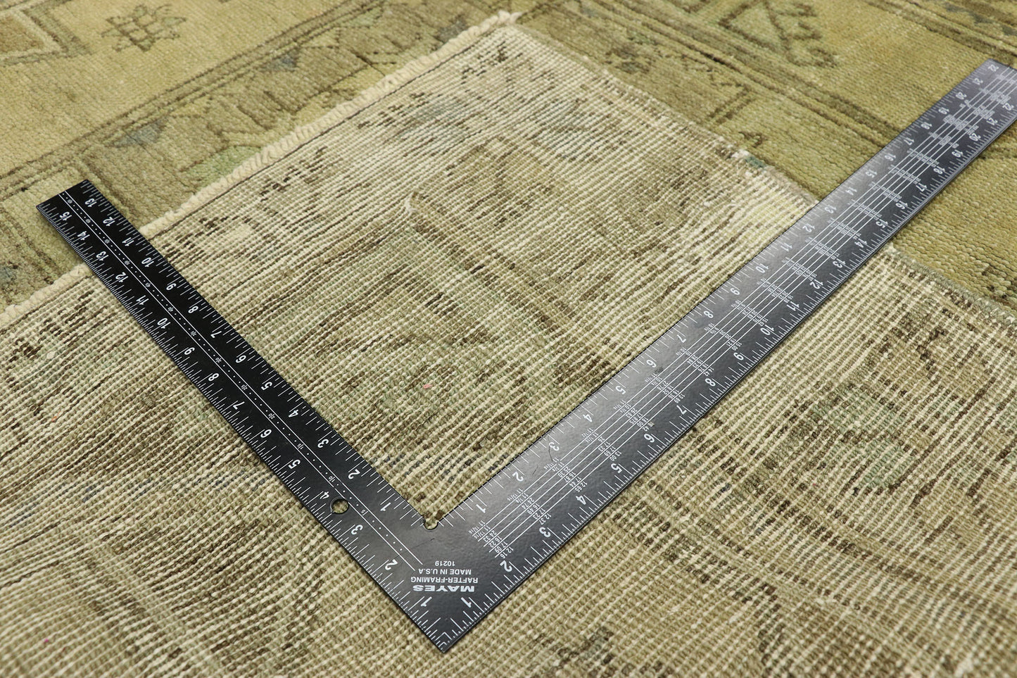 4 x 11 Vintage Turkish Oushak Rug 50828