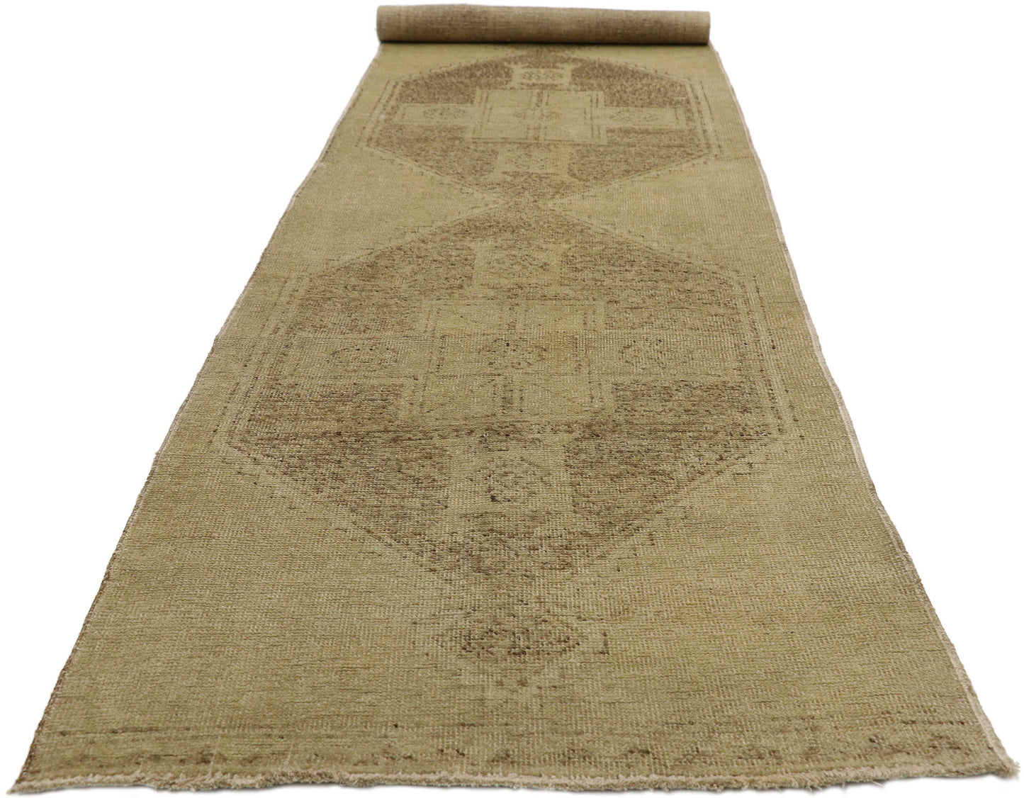 3 x 13 Vintage Turkish Oushak Rug 50829