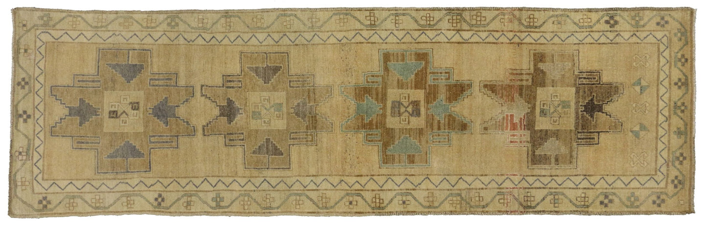 4 x 12 Vintage Oushak Rug 50831