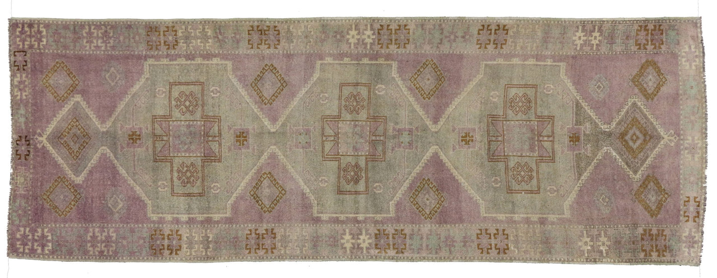 4 x 11 Vintage Oushak Rug 50833