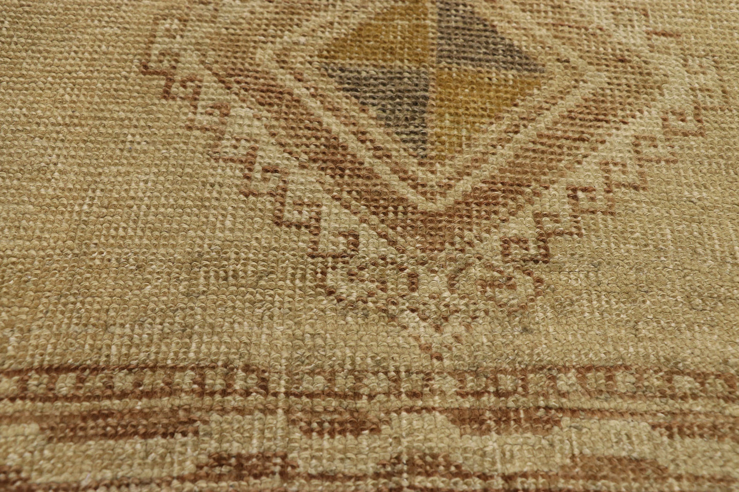 4 x 11 Vintage Turkish Oushak Rug 50835