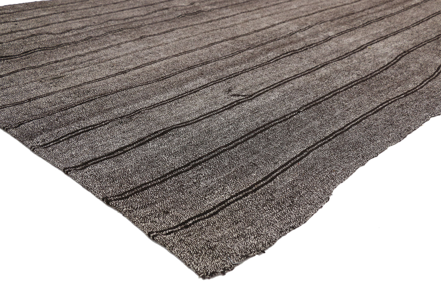 7 x 9 Vintage Turkish Striped Kilim Rug 50898
