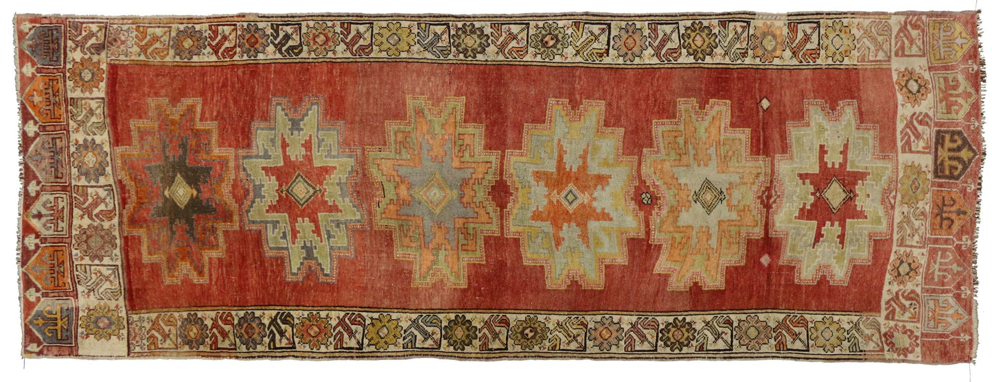 4 x 11 Vintage Oushak Rug 50910