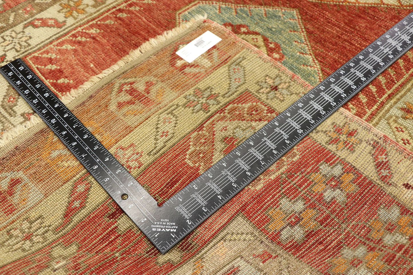 4 x 7 Vintage Turkish Oushak Rug 50916