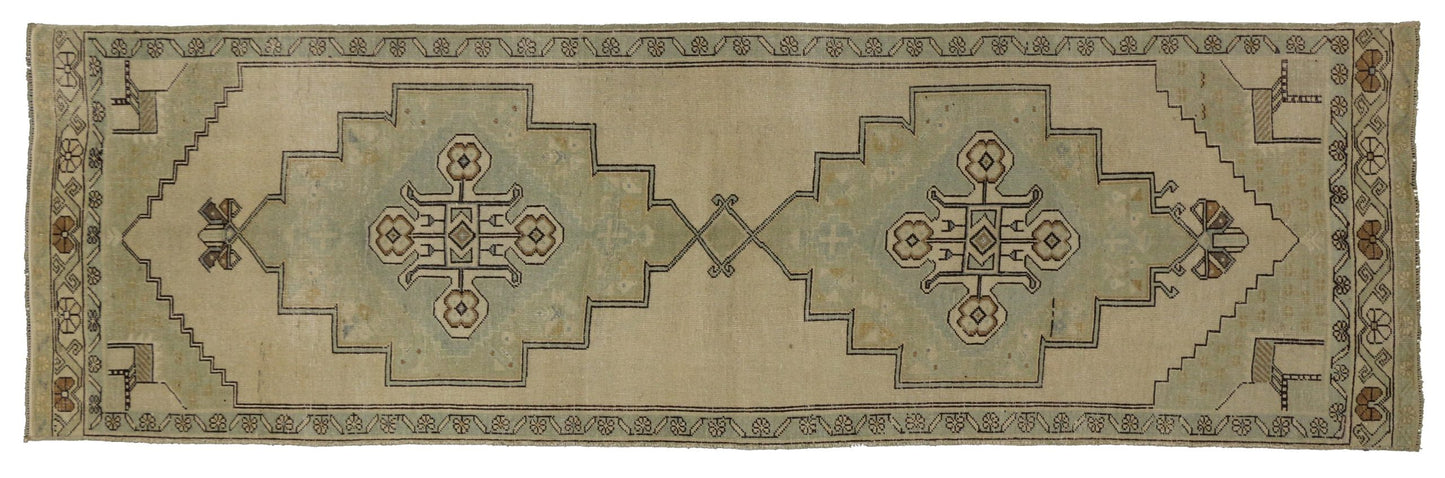 4 x 12 Vintage Oushak Rug 50923
