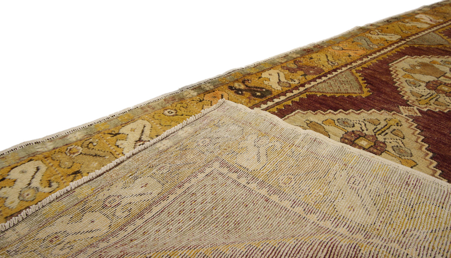 3 x 10 Vintage Turkish Oushak Rug 50929