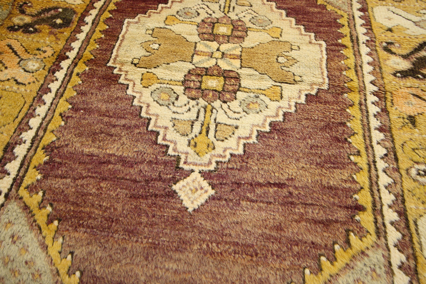 3 x 10 Vintage Turkish Oushak Rug 50929