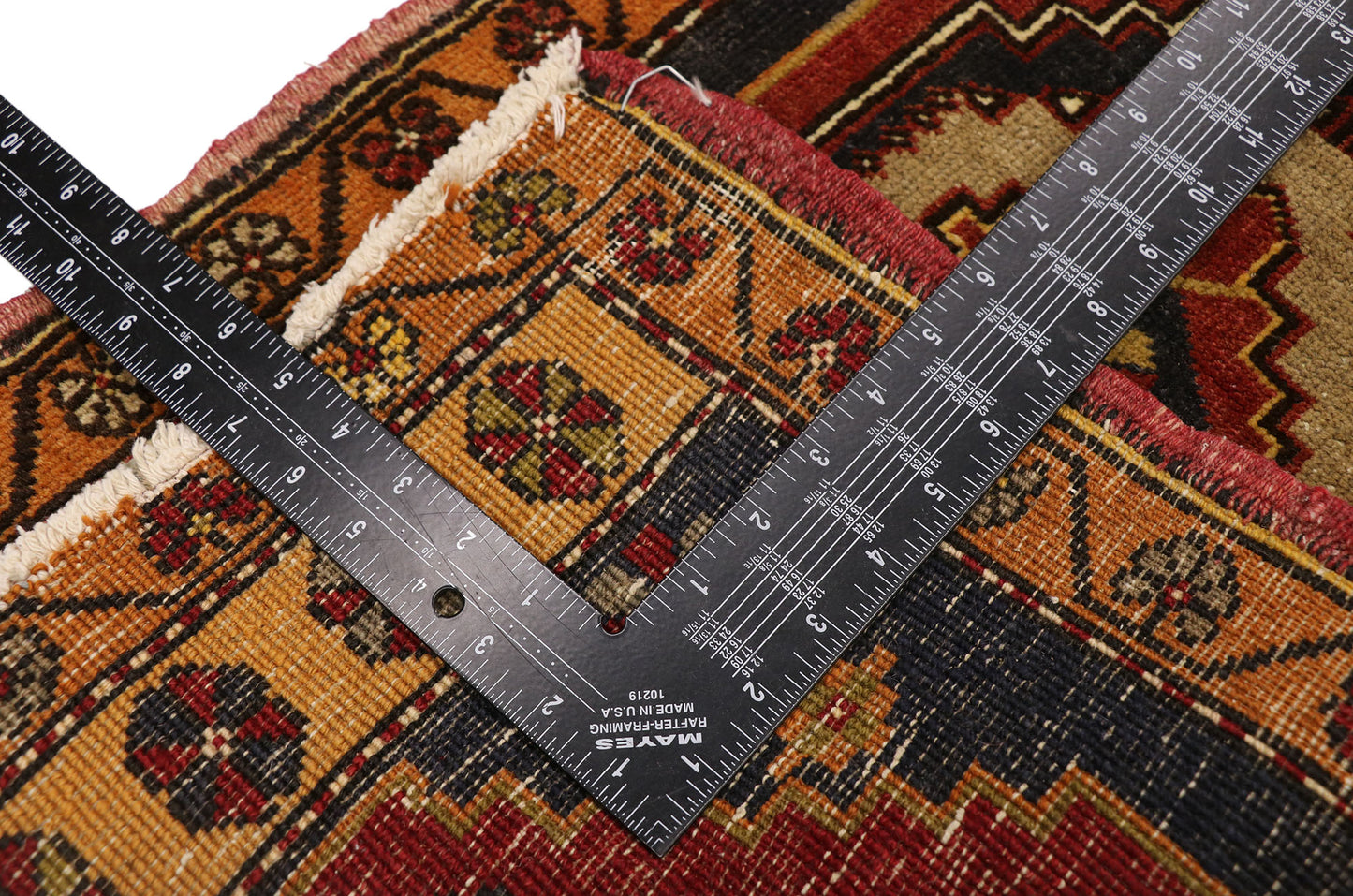 2 x 3 Vintage Turkish Yastik Rug 50935