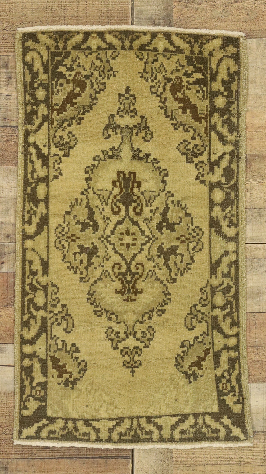 2 x 3 Vintage Turkish Yastik Rug 50938