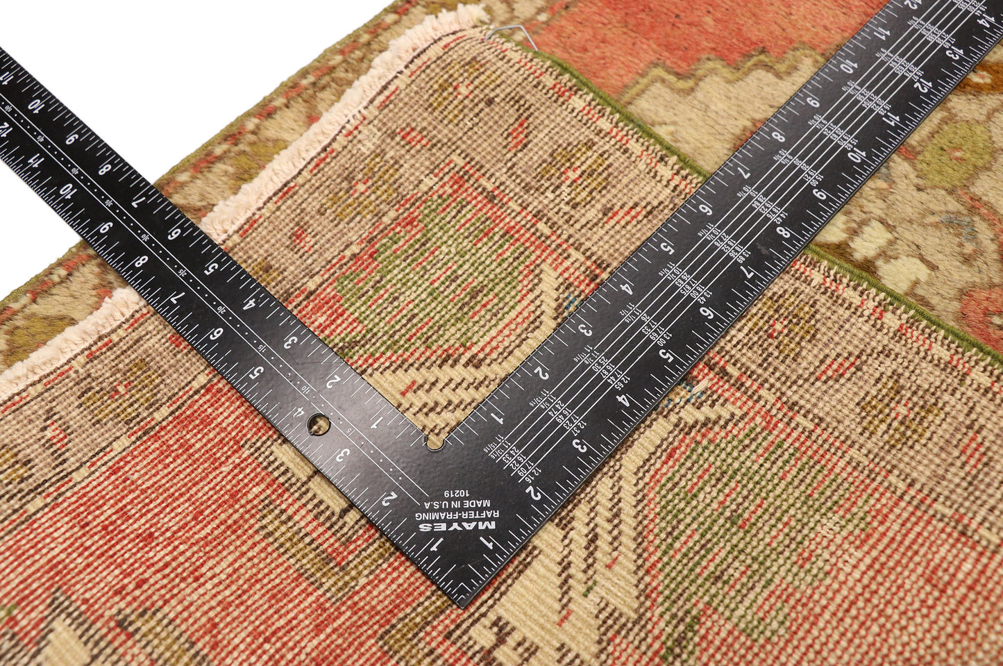 2 x 3 Vintage Turkish Yastik Rug 50958