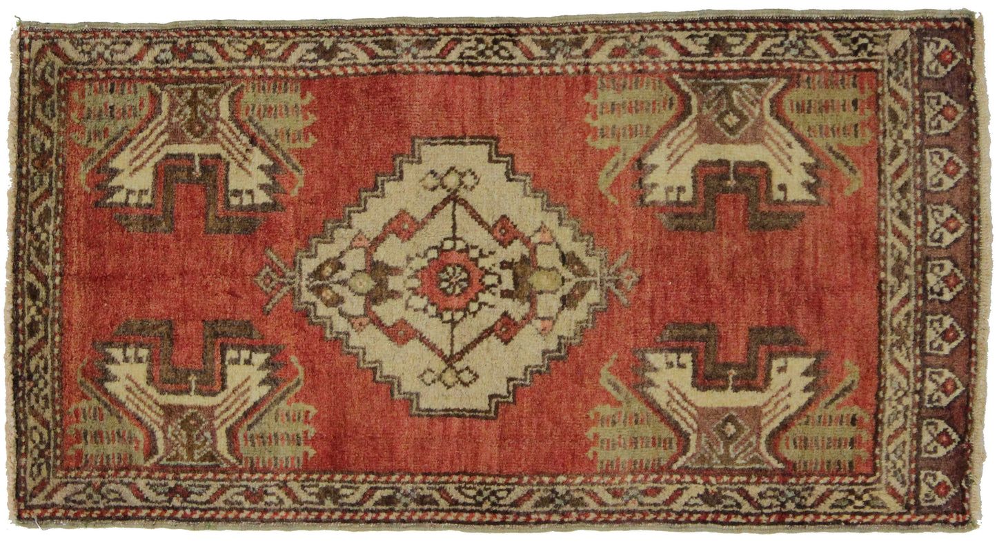 2 x 3 Vintage Oushak Rug 50962