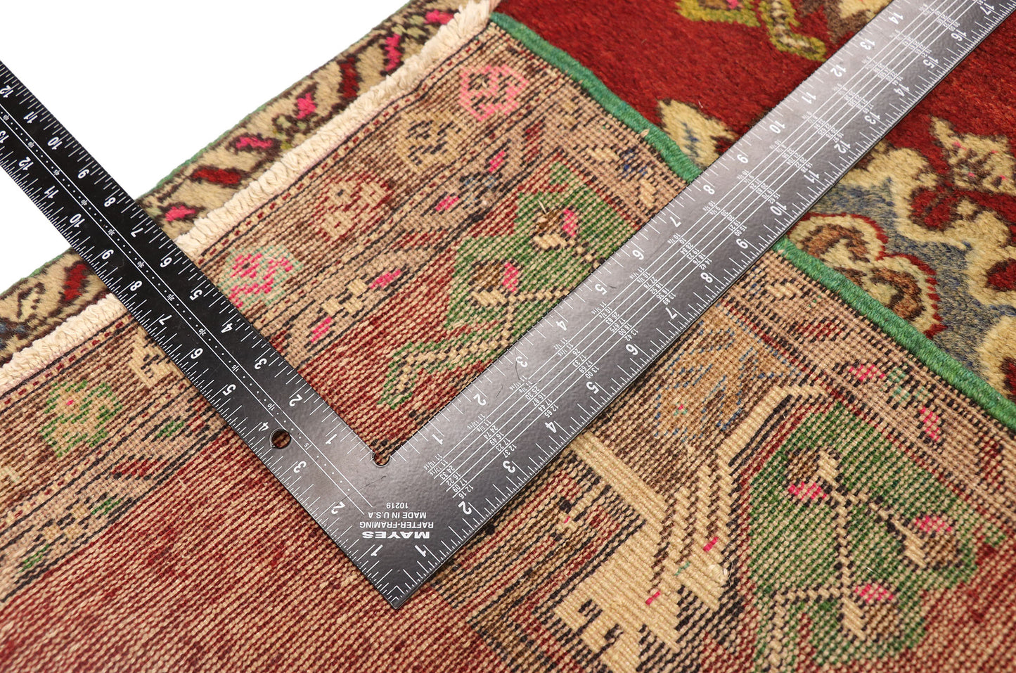 2 x 3 Vintage Turkish Yastik Rug 50980