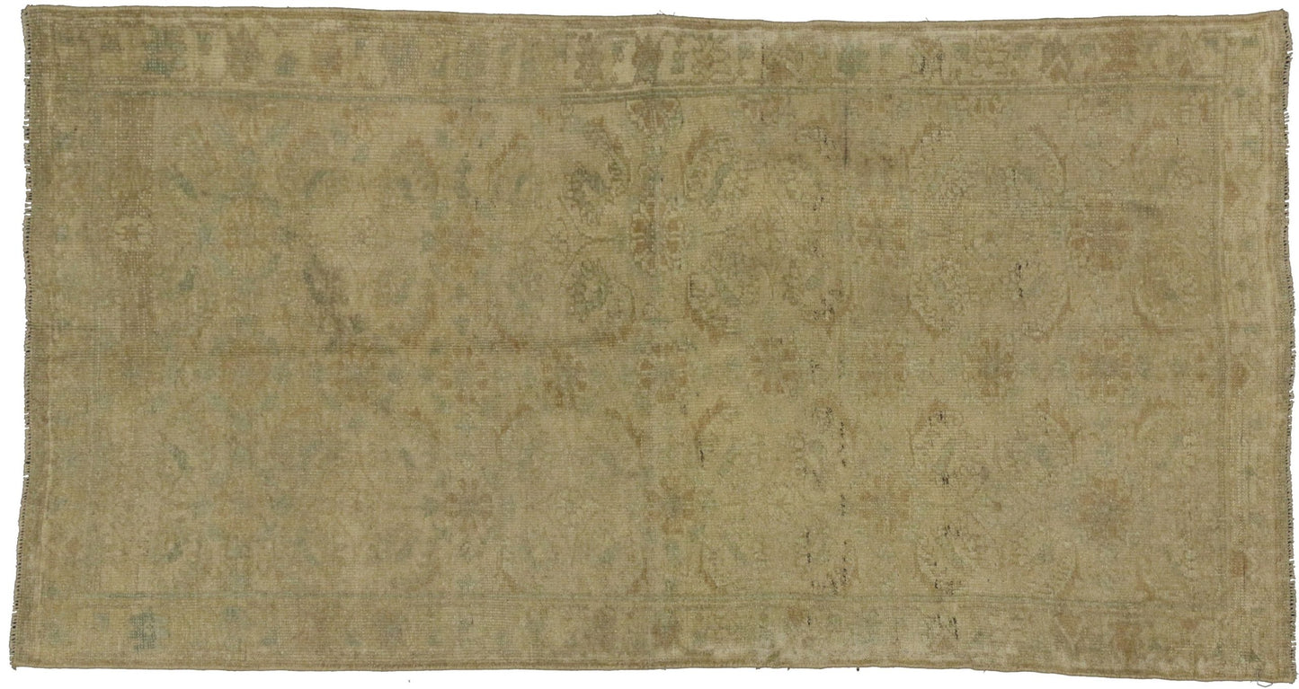 3 x 6 Vintage Oushak Rug 51037
