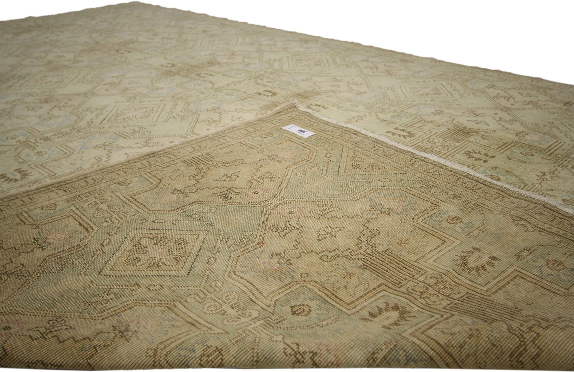 6 x 9 Vintage Turkish Oushak Rug 51038