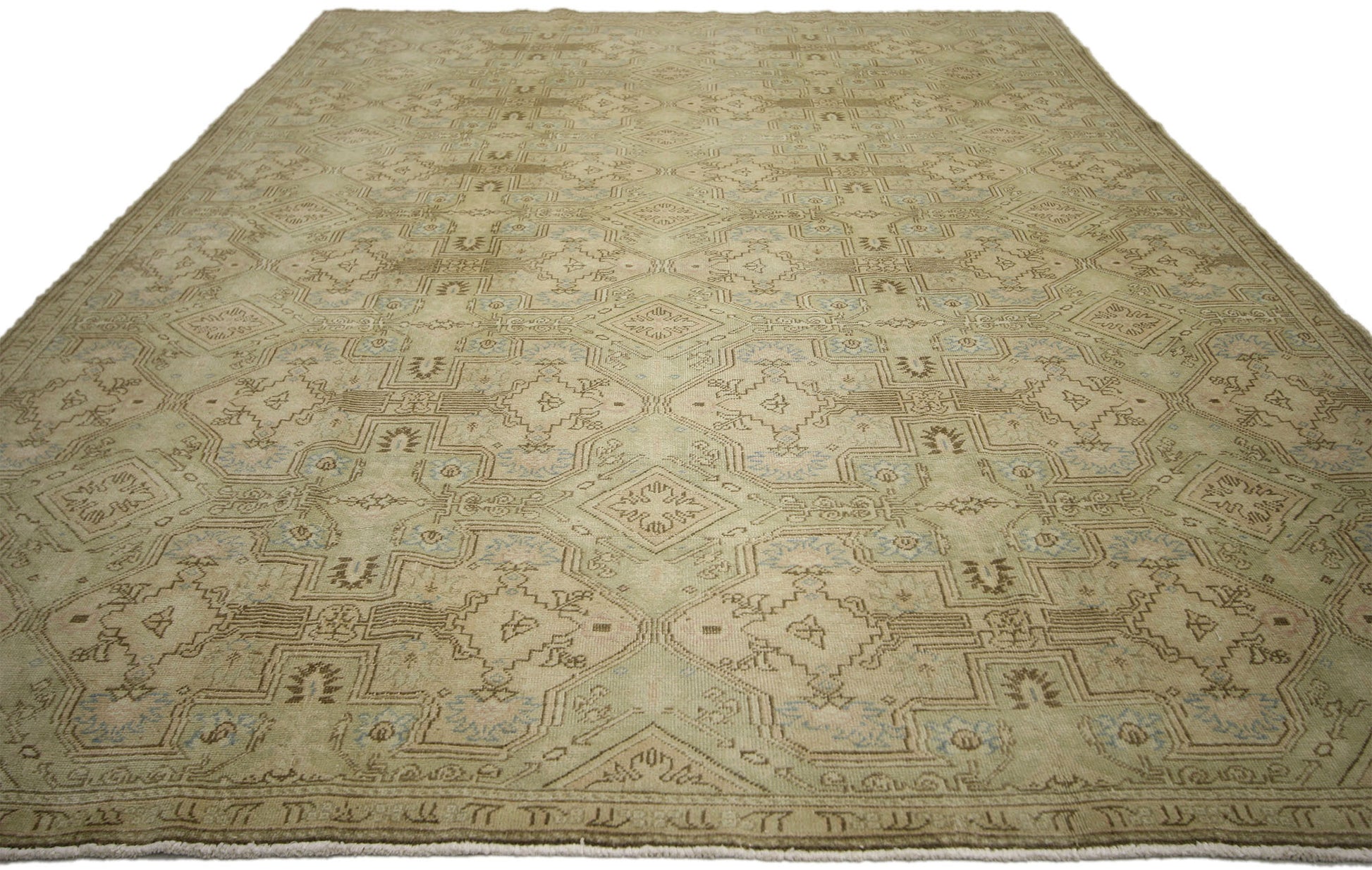 6 x 9 Vintage Turkish Oushak Rug 51038