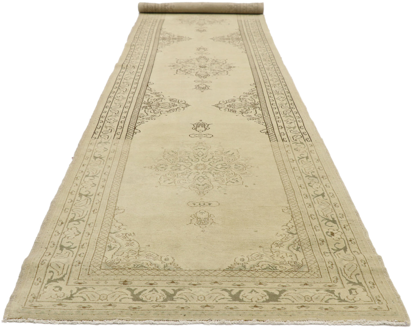 3 x 13 Vintage Turkish Oushak Rug 51041