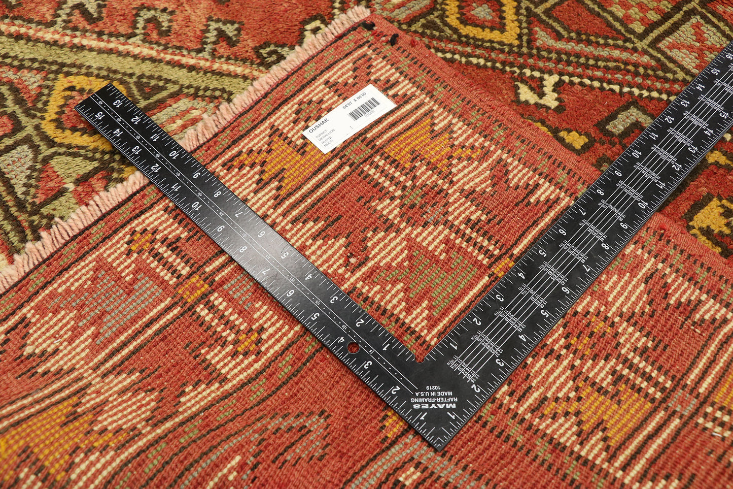 5 x 6 Vintage Turkish Oushak Rug 51080