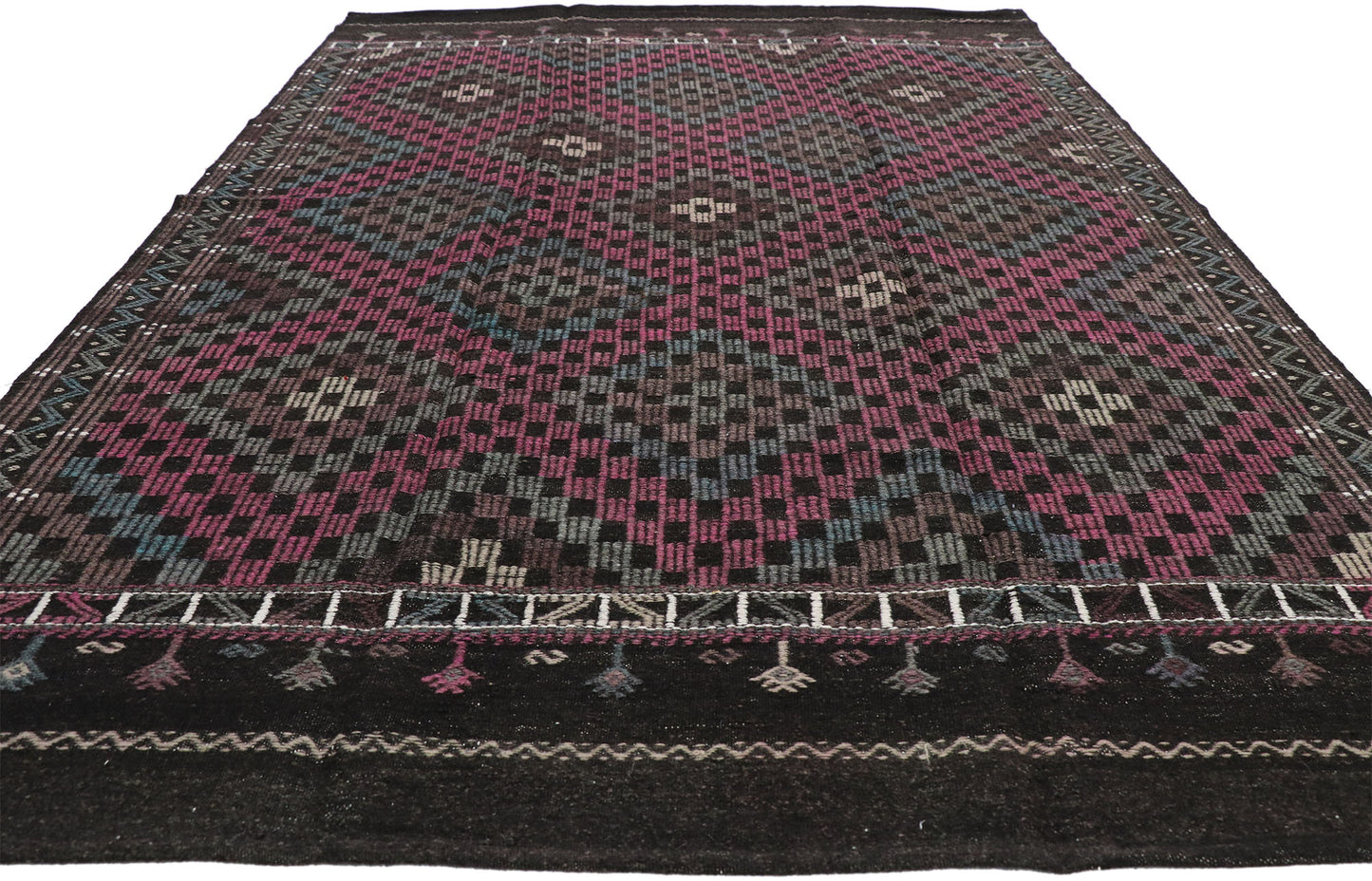 6 x 9 Vintage Turkish Kilim Rug 51095