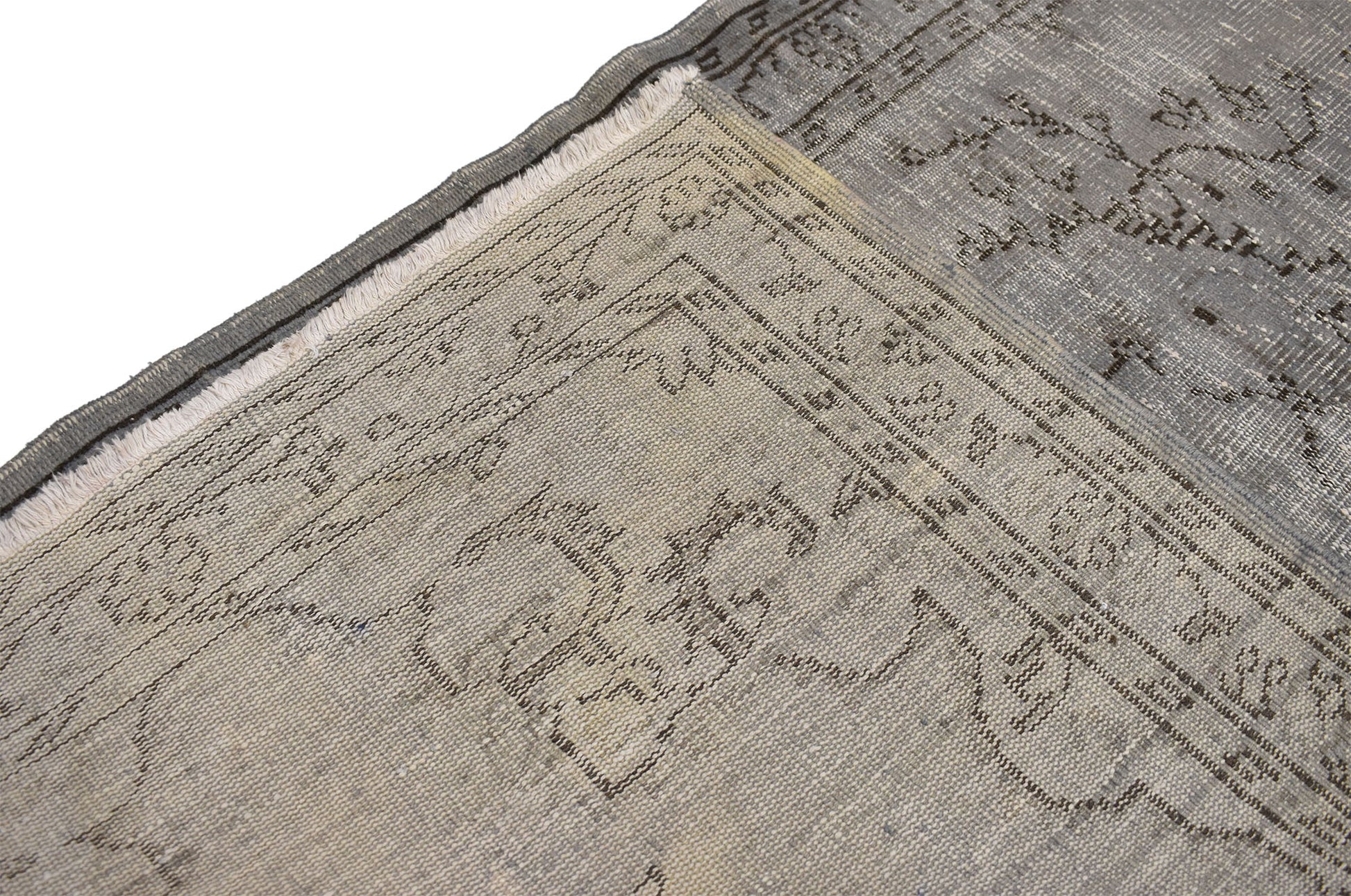 4 x 7 Vintage Turkish Overdyed Rug 51113